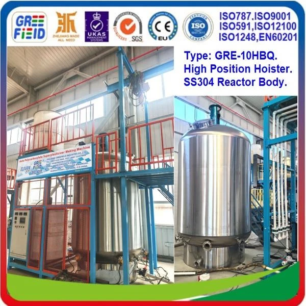 PCE.PolycarboxylateSuperplasticizerLiquidProdictionLineSS304.Reactor.Body.GRE-10HBQ-Greefield4